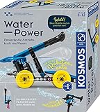 KOSMOS 620660 Water Power, Entdecke die Antriebskraft von Wasser, Bausatz für Raketen-Auto, Wasserpistole, Rasensprenger, Boot, Experimentierkasten für Kinder ab 8-12 Jahre, für drinnen und draußen