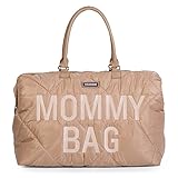 Childhome - Mommy Bag Wickeltasche - Gesteppt - Beige 55x30x40cm Jubiläumsauflage