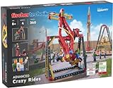fischertechnik 569019 Advanced Crazy Rides/Bausatz für Kinder ab 8 Jahre, Freizeitpark Baukasten mit Karussell und Free Fall Tower