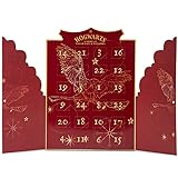 Harry Potter Adventskalender 2023 Kinder Schmuck Weihnachts Adventskalender mit Charms Geschenke für Mädchen (Hogwarts Rot)