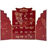 Harry Potter Adventskalender 2023 Kinder Schmuck Weihnachts Adventskalender mit Charms Geschenke für Mädchen (Hogwarts Rot)