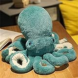 Krake Plüschtier Octopus Plüsch Puppe Spielzeug Große Geformt Cuddly Kuscheltier Oktopus Geburtstag Geschenke (Grün,30cm)