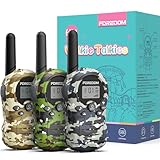 FOREDOM Walkie Talkies für Kinder Walkie Talkies Funkgeräte Set Spielzeug für Jungen & Mädchen 3-12 Jahre, Geschenke Outdoor-Abenteuer – 3er Set