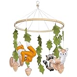 Mobile Waldtiere,MobileBaby,Mobile Filz,Mobile Wickeltisch,Mobile Baby Wald,Mobile Tiere Baby,Baby Mobile für Bett,Neugeborenen Geschenk Für Baby