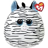 Ty Xander Zebra Squish a Boo 14 Inches - Squishy Beanies for Kids, Baby Soft Plush Toys - Collectible Cuddly Stuffed Teddy