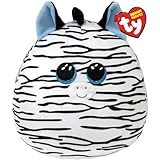 TY Xander Zebra Squish a Boo 14 Inches - Squishy Beanies for Kids, Baby Soft Plush Toys - Collectible Cuddly Stuffed Teddy
