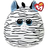 Ty Xander Zebra Squish a Boo 14 Inches - Squishy Beanies for Kids, Baby Soft Plush Toys - Collectible Cuddly Stuffed Teddy