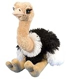 Wild Republic Cuddlekins Strauß, Stofftier, Baby-Geschenk für Mädchen und Jungen, Kinder Plüschtier, Kuscheltier Für Babys, Spielzeug aus Recyclingmaterial, 30 cm