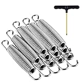Trampolinfedern, robust, für CalmMax, Skywalker, BCAN, 12 Stück Edelstahl-Ersatzfedern (14 cm Trampolinfedern)