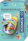 Kosmos 657987 Kaleidoskop, Selbst Bauen und staunen, Experimentier-und Bastel-Set mit Spiegeln, Licht und strahlenden Farben, wieder befüllbar, Mitbringexperiment zu Optik, Für Kinder ab 6-8 Jahre