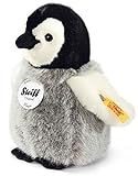 Steiff Kuscheltier Pinguin Flaps, Süßes Stofftier mit Namen, Jungen, Mädchen & Babys ab 0 Monaten, Plüschtier, 16 cm klein, 057144