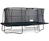 Outdoor trampolin - 518 x 366 cm - Mit sicherheitsnetz - Belastbarkeit 140 kg - Schwarz