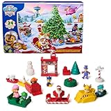 PAW PATROL Adventskalender 2025 zum Weihnachts-Episodenspecial – 24 Spielzeug-Überraschungen mit 7 Fahrzeugen, 11 Figuren und Zubehör, Spielzeug für Kinder ab 3 Jahren