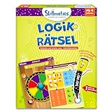 Skillmatics Lernspiel - Logik Rätsel, Wiederverwendbare Aktivitätsmatten mit 2 Stiften, Geschenke und Spannendes Lernen für Kinder ab 6 Jahren