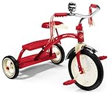 Radio Flyer 433A Classic Red Dual Deck Trike Tricycle, For Ages 2-5 Years