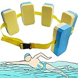 Schwimmgürtel für Kinder,Schwimmgurt Verstellbarer,Entfernbar Schwimmlernhilfe mit 6 Auftriebskörpern,Schwimmgurt Kinder Erwachsene Einstellbar für Sichere Schwimmhilfen,Schaumgürtel