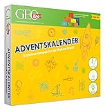 FRANZIS 40131 - GEOlino Adventskalender Naturwissenschaften (Physik, Chemie & Biologie), Spaß für die Weihnachtszeit, für Kinder ab 8 Jahren