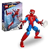 LEGO 76226 Marvel Spider-Man Figur, voll bewegliches Action-Spielzeug, sammelbares Superhelden Set, Spielzeug für Jungen und Mädchen