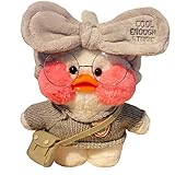 shineFinder Ente Kuscheltier Stitch Kuscheltier Lalafanfan Duck Kawaii Geschenk zur Geburt mädchen kleines Kuscheltier