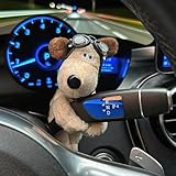 ZHYTUAL Auto Deko Stofftier Dekoration Armaturenbrett Cars Kuscheltier Passend Für Auto Armaturenbrett Scheibenwischer Blinklicht Dekoration