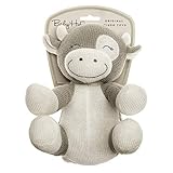 BABY HUG Sitting Cow Hug Me, 3831118800162, Strickplüsch, Kleine Kuh sitzend 23cm A19, Beige, Natural