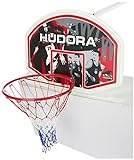 HUDORA Basketballkorb-Set In-/Outdoor - Basketball-Board sicher, langlebig, Mobil Basketball Spielen, Maximaler Ballsport-Spaß