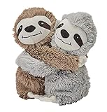 Warmies® Wärmekissen/Stofftier 'Kuschelfreunde Faultiere 2er Set' Hirse Lavendelfüllung 16cm 500g