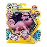 Little Live Pets Chamäleon Nova, leuchtendes, interaktives Chamäleon mit Farbwechselfunktionen, über 30 Geräusche, viele Verschiedene Stimmungen, wiederholt Worte, mit Takterkennung, inkl. Batterien