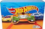 Hot Wheels DXY59 - 20er Pack 1:64 Die-Cast Fahrzeuge Geschenkset, je 20 Spielzeugautos, zufällige Auswahl, Spielzeug ab 3 Jahren [Exklusiv bei Amazon]