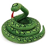 Kuscheltier Schlange 118zoll/300cm Stofftier Schlange Realistische Tier Plüsch Spielzeug Für Kinder Schleich Schlange Plüschtier Grün