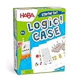 HABA Logic! CASE Starter Set 6+, Logikspiel für Kinder ab 4 Jahren, Reisespiel, 306118