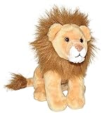 Wild Republic Wild Calls Löwe, Elektronisches Kuscheltier, Spielzeug für kleine Kinder, Stofftier mit Funktion, Mädchen-Geschenke, Authentische Tiergeräusche für Kinder, 20 cm