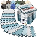 Schutzmatten Bodenschutzmatte Set Sportmatte Gymnastikmatte Puzzlematte: Puzzle Sportgeräte Matte Fitnessmatte Turnmatte Unterlegmatte Bodenmatte Sport Mat Trainingsmatte Gummimatte Yogamatte Fitness