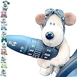 DUOPAI Car Decoration Dog, Auto Dekoration Hund, Plüschhund Auto Dekoration, Plüsch Stofftier Hund Puppe Stofftier, Süßer Hund Auto Armaturenbrett Dekorationen, for Car Home Desk Decoration
