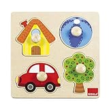 Jumbo Spiele - GOULA Holzpuzzle Zuhause Holzspielzeug für Kleinkinder, Ab 1 Jahr
