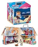 Tragbares Playmobil-Puppenhaus 70985 mit ca. 60 Teilen (Dollhouse)