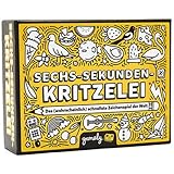 Gamely Sechs-Sekunden-Kritzelei: Das fieberhaft-Flotte, fetzige Zeichenspiel | EIN familienfreundliches Partyspiel für Kinder, Teenager und Erwachsene.