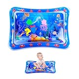 Landrain Wassermatte Baby Bpa Frei, 69x50cm Wasser Spielmatte für Baby Ab 3 6 9 Monate, Wasserspielmatte