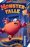 Kosmos 712709 Monsterfalle - Mitbringspiel, lustiges Kinderspiel ab 5 Jahre, für 2 bis 4 Personen, kooperatives Familienspiel, Gesellschafttspiel, kleines Geschenk, Reisespiel
