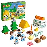 LEGO 10946 DUPLO Familienabenteuer mit Campingbus, Wohnmobil Spielzeugauto, Lernspielzeug ab 2 Jahre, Kinderspielzeug für Jungen und Mädchen
