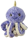 Soma Niedliche Krake Plüsch Spielzeug Octopus Puppe Kuscheltier Cartoon Oktopus Stofftiere Plüschtiere Geburtstag Geschenk XXL (Lila, 20 cm)