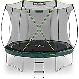 KINETIC SPORTS Federloses Trampolin Bungee Safety Elite für Kinder & Erwachsene Ø 244 cm - TÜV Rheinland geprüft, Designed in Germany, Outdoor Gartentrampolin, AirMAXX Technologie, Ultraleise