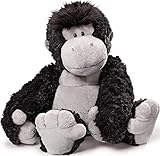 NICI Kuscheltier Gorilla 25 cm – Gorilla Plüschtier für Mädchen, Jungen & Babys – Flauschiger Stofftier Gorilla zum Spielen, Sammeln & Kuscheln – Gemütliches Schmusetier, Braun