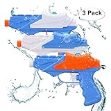 JoyGrow 3 PCS Wasserpistolen, Wasserspritzpistole für Wasserpistolenkampf Party Favor Great Summer Water Toys Outdoor zum Spaß