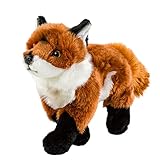 Teddys Rothenburg Kuscheltier Fuchs stehend 30 cm rotbraun-weiß