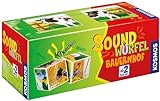 KOSMOS 697365 - Soundwürfel Bauernhof, Lernspielzeug mit Geräuschen, für Kinder ab 2 Jahre, Spielzeug für Kleinkinder, Geräusche von Pferd, Kuh, Schaf, Gans, Hahn, Schwein