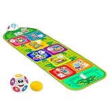 Chicco Jump & Fit Elektronische Hüpfmatte, Interaktives Spiel mit Lichtern und Geräuschen, Musikmatte für zu Hause, 2 Spielmodi, 150 cm, Kinderspielzeug von 2-5 Jahren