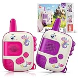 Wootoyz Einhorn Geschenk für Mädchen, Walkie Talkie Kinder Geschenke Mädchen 3 4 5 6 7 8 Jahre Spielzeug ab 3-8 Jahre Mädchen Einhorn Spiel Walki Talki Spiele 3-8 Jahre Mädchen Geschenkideen