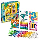 LEGO 41957 DOTS Kreativ-Aufkleber-Set, 5in1 DIY Bastelset für Kinder ab 6 Jahren, Spielzeug zum Basteln von personalisierten Mosaik-Aufklebern