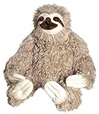Wild Republic 15888 17379 Erezoso Con Tres Dedos Peluches Jumbo Plüsch Faultier, großes Kuscheltier, Plüschtier, Cuddlekins, 76 cm, 30'
